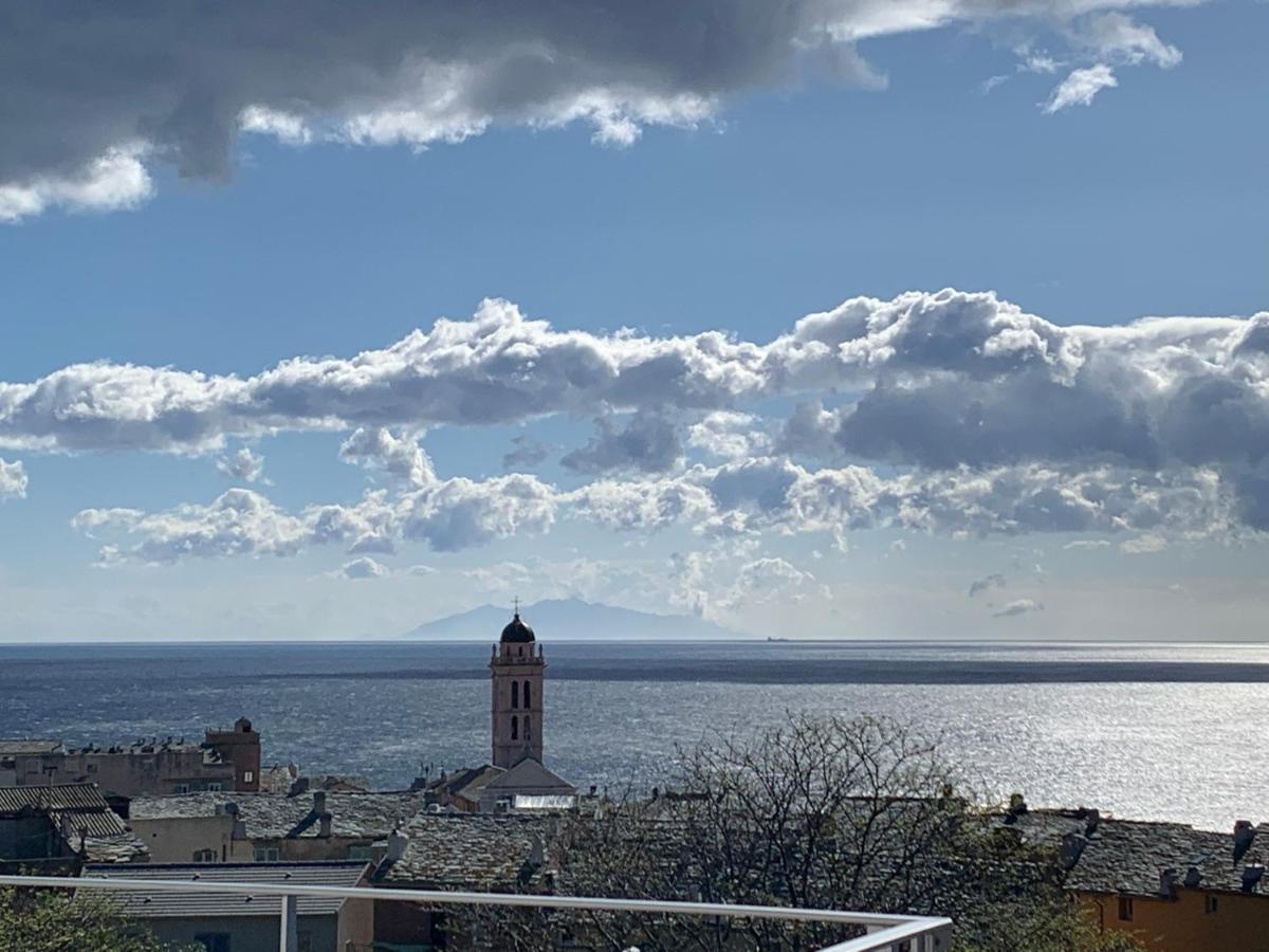 Magnifique Maison Avec Vue Mer Hauteur De Bastia Bastia  Exteriör bild