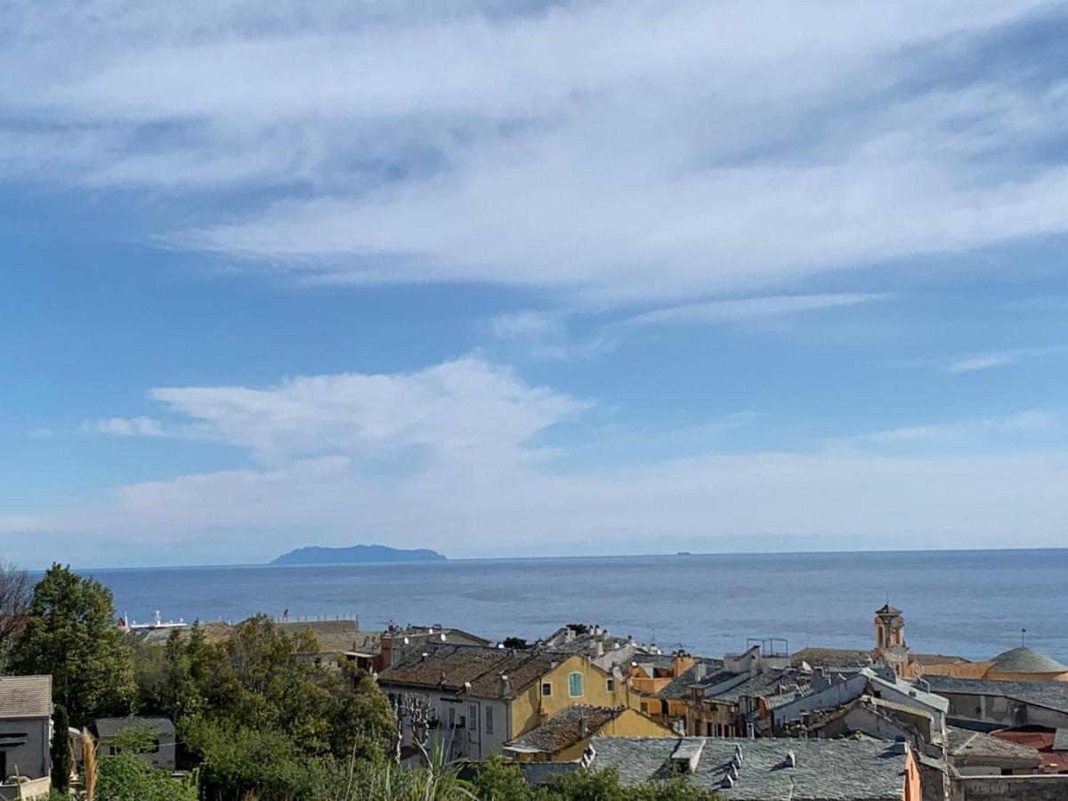 Magnifique Maison Avec Vue Mer Hauteur De Bastia Bastia  Exteriör bild